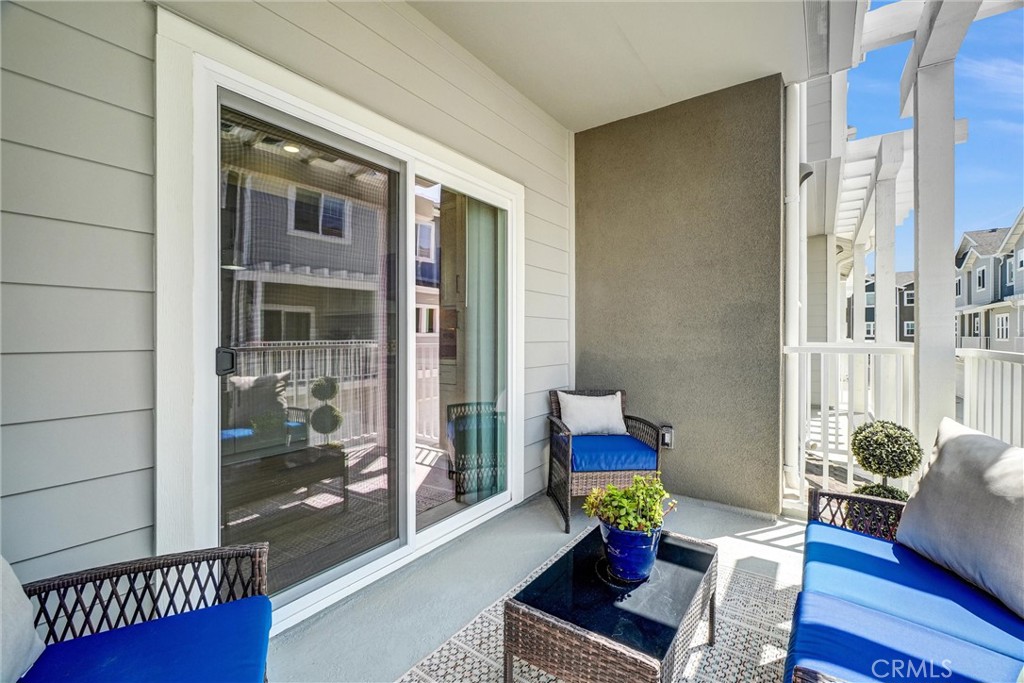 model home- deck off kitchen