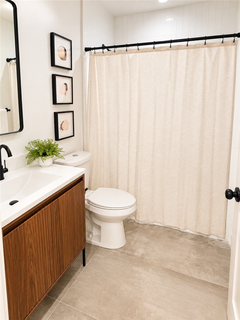 Hallway bathroom