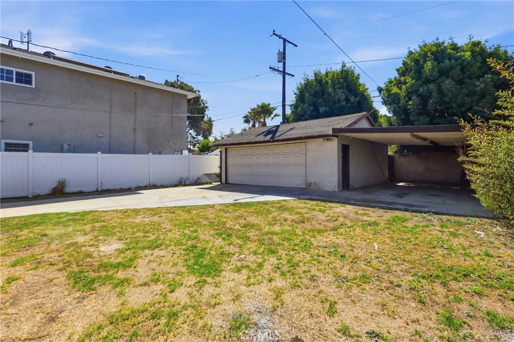 Backyard/ garage are Backyard/ garage are