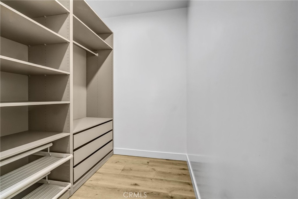 Walk-in primary closet
