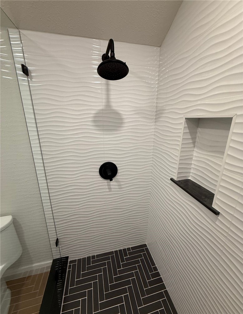 Enjoy the walk in shower.