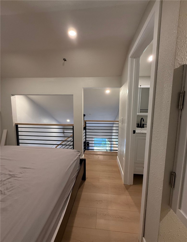 Loft bedroom upstairs.