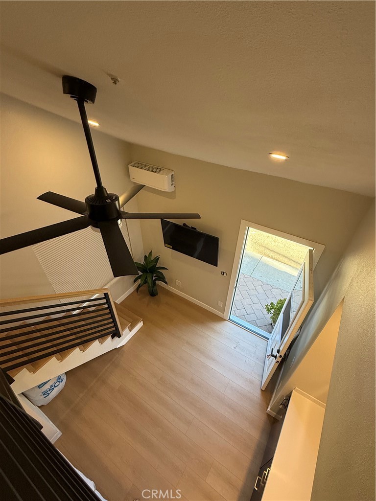 View from loft bedroom.