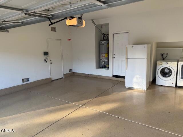 Spotless 2-car garage