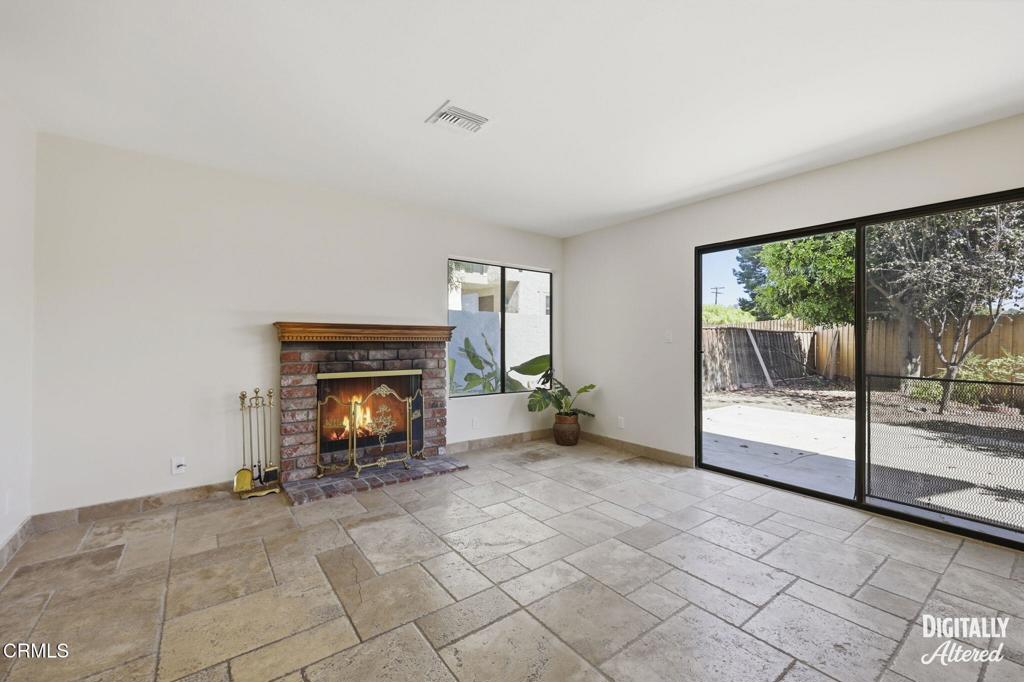 Fireplace view
