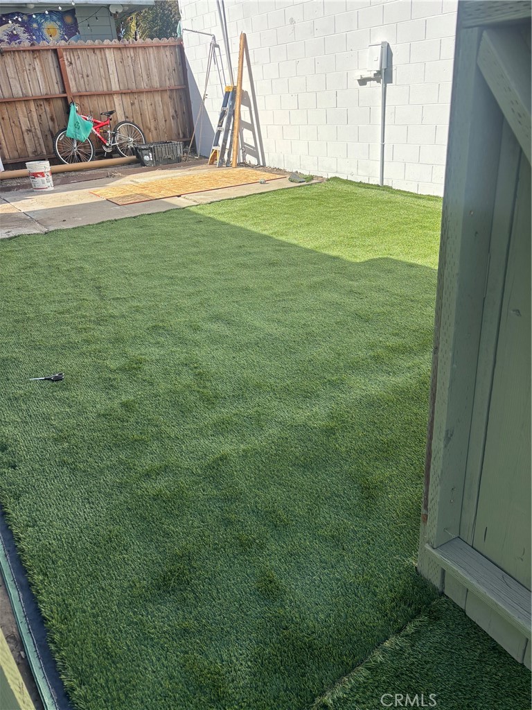 rear patio area