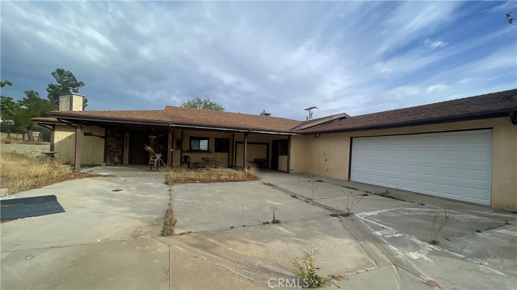 Driveway with garage