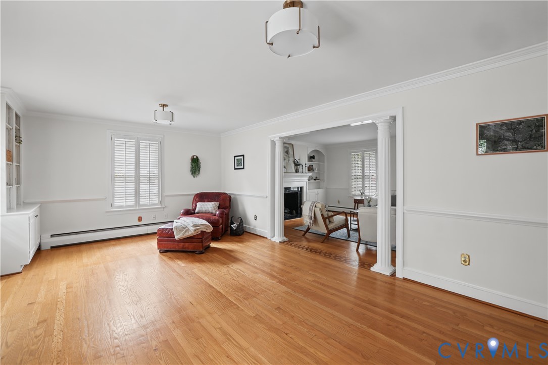 Looking from Family room to Living Room