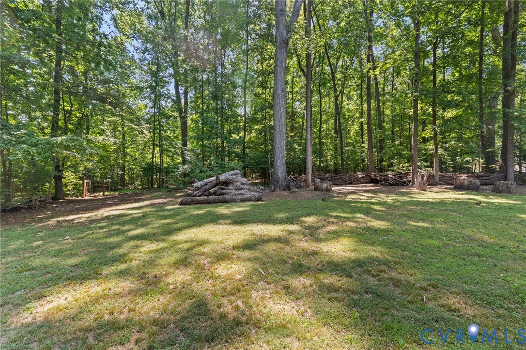 Wooded and private lot