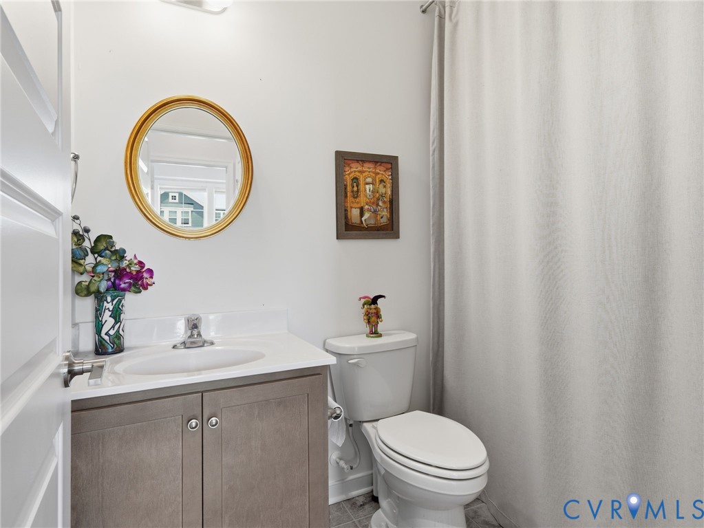 Host with confidence, this first-floor full bath gives guests their own private space to relax and refresh.