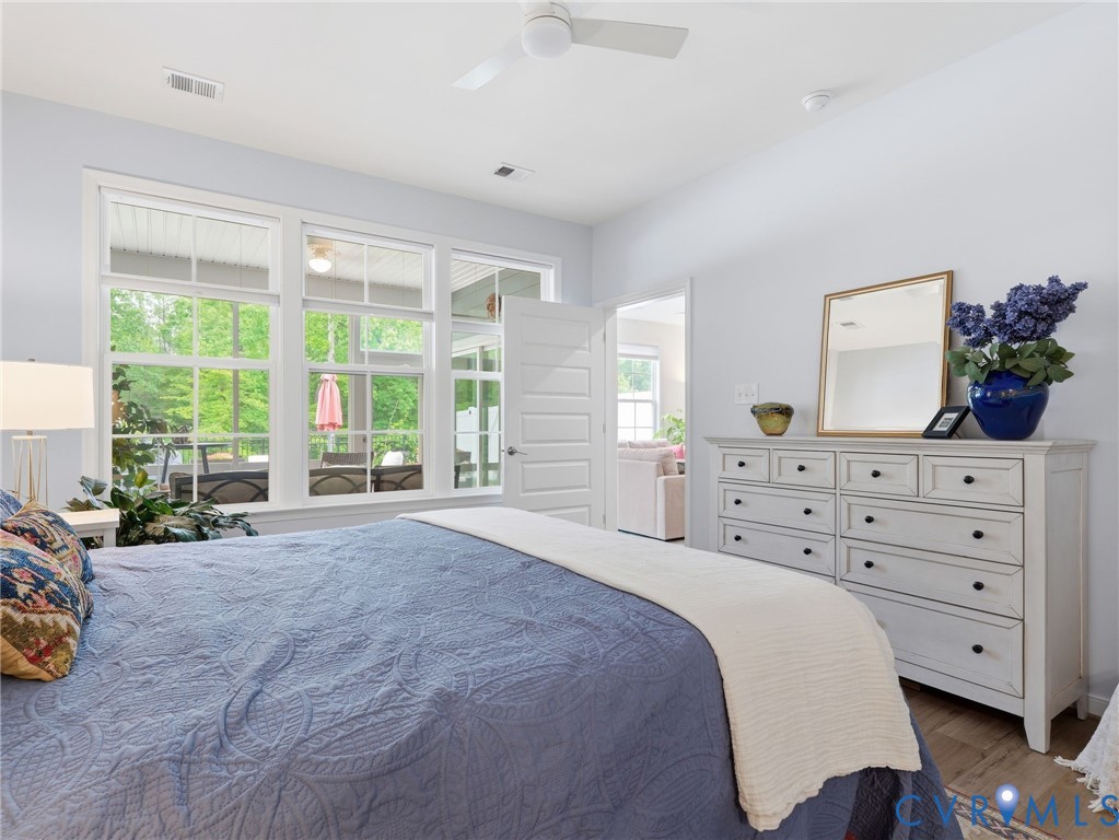 This retreat offers a perfect balance of style and serenity. Thoughtfully upgraded. New ceiling fan. Hardwood laminate flooring.