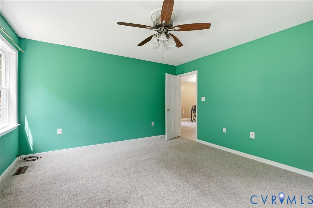 Primary bedroom with full attached bath.