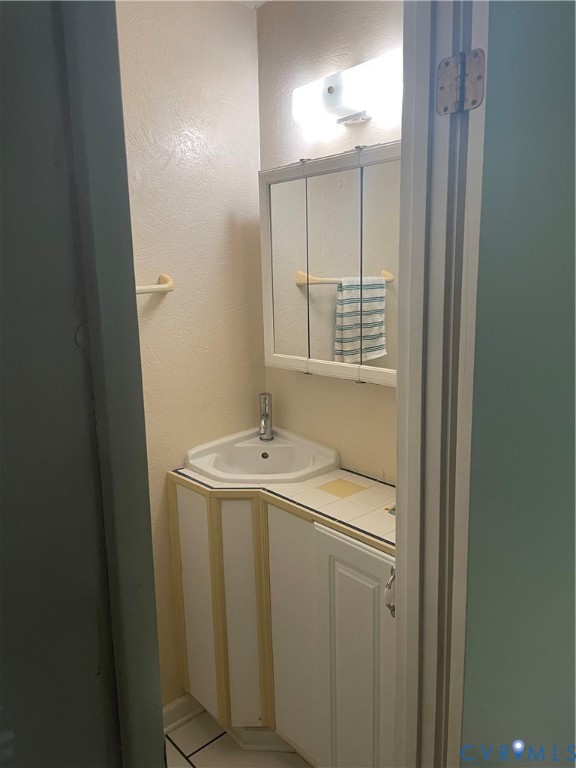 Half bath in laundry room