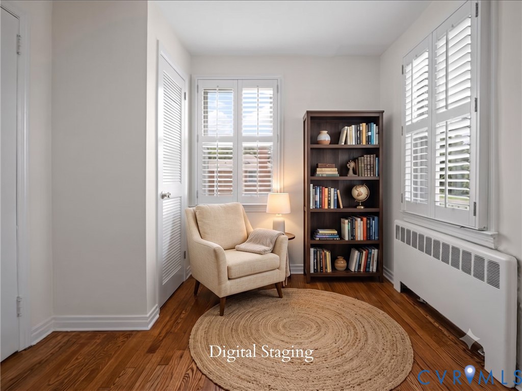 Digital Staging.  Perfect for a nursery or cozy reading/hobby room.