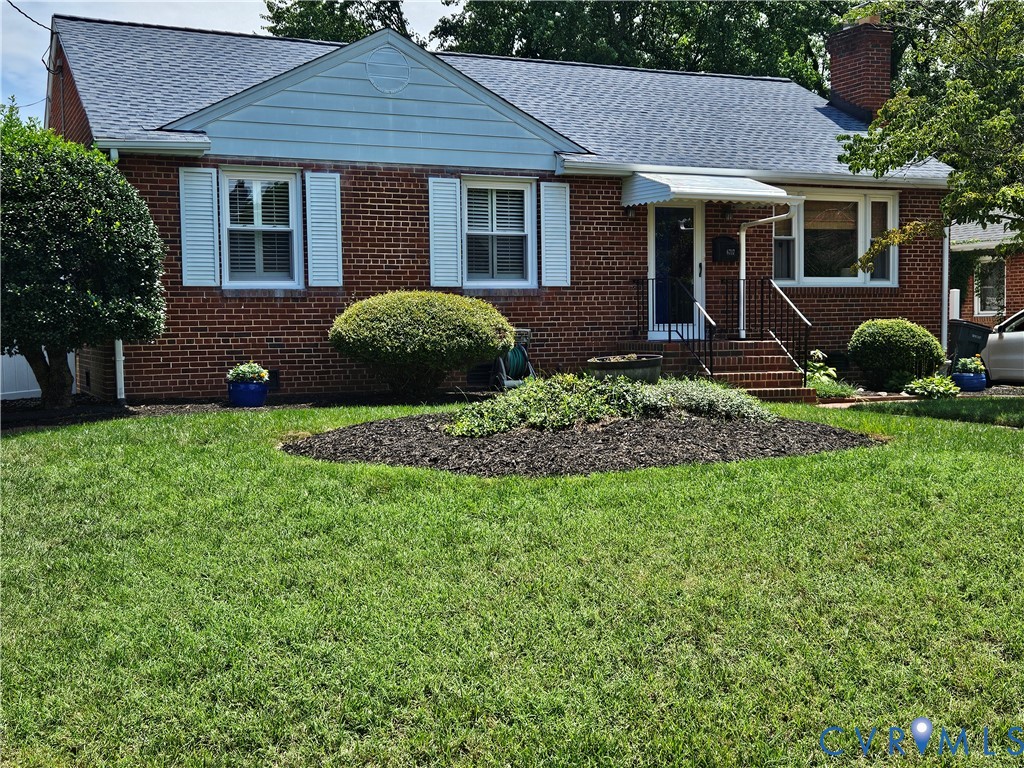 Large front yard