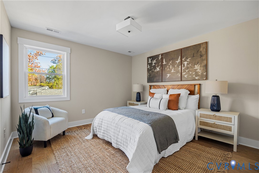 Bedroom 2, that is connected to a jack-n-jill
