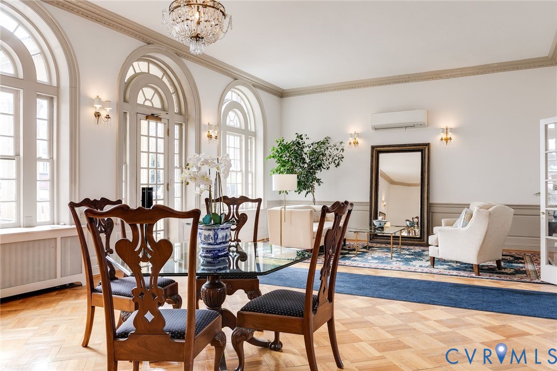 Elegant millwork throughout