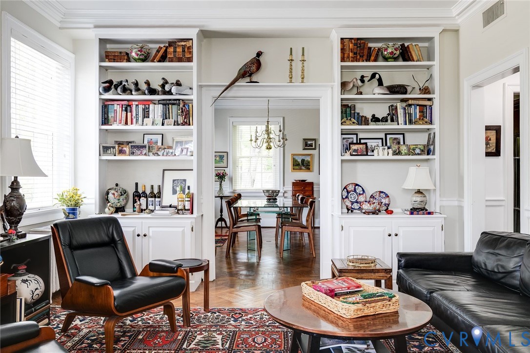 Custom built-in bookcases