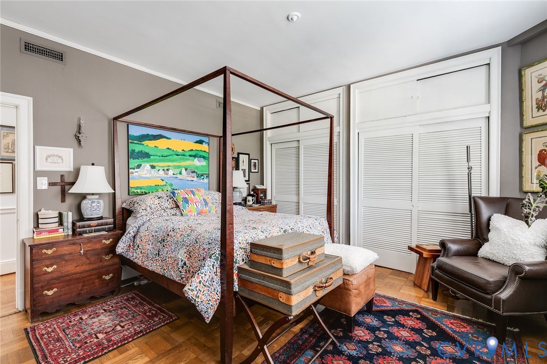 Generous closets