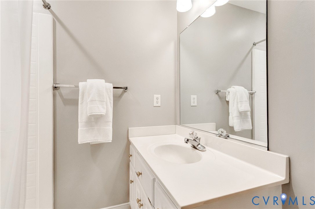 Basement bathroom