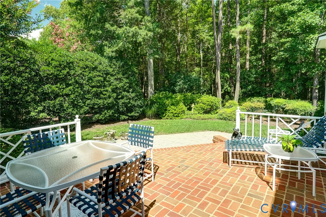Terrace and patio