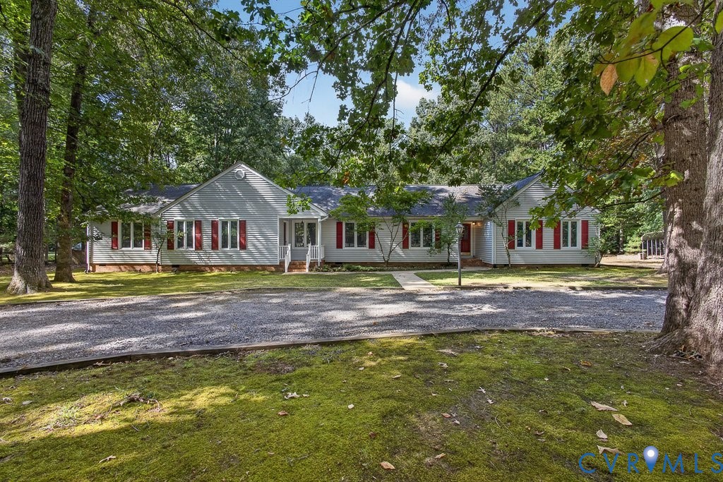 Exterior view, front of home