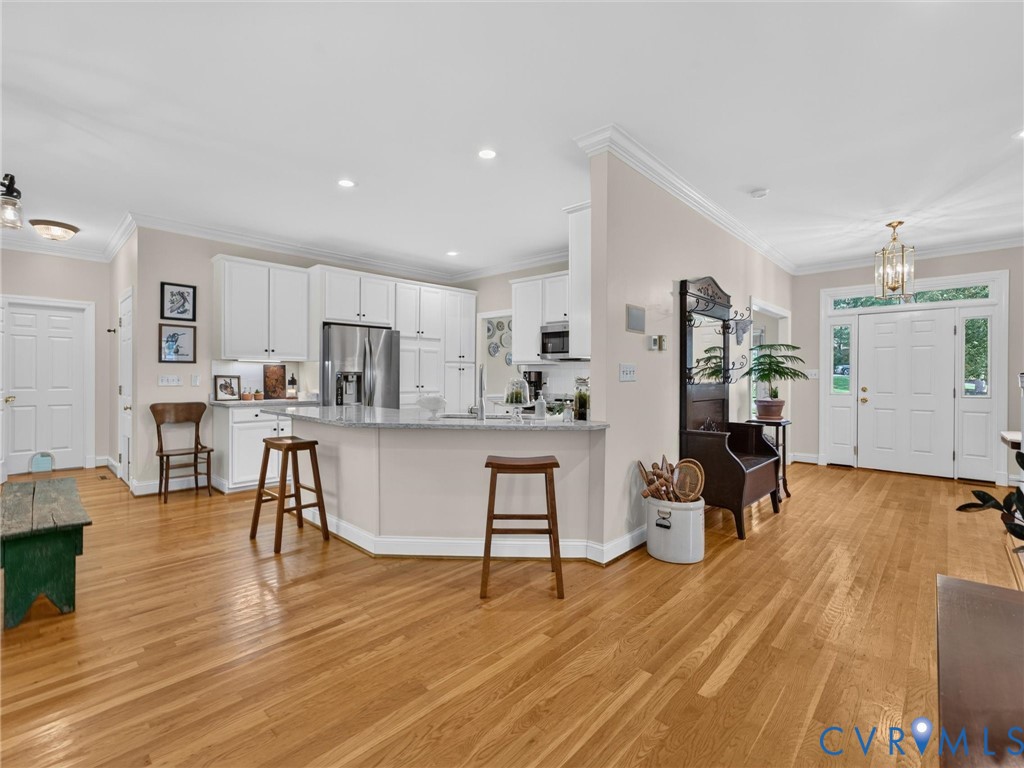 Beautiful hardwood floors throughout the home!