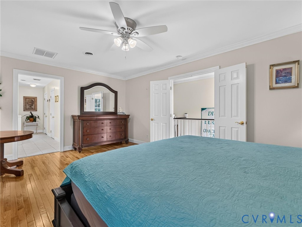 Primary Suite has double doors, giving you plenty of room for large furniture access!