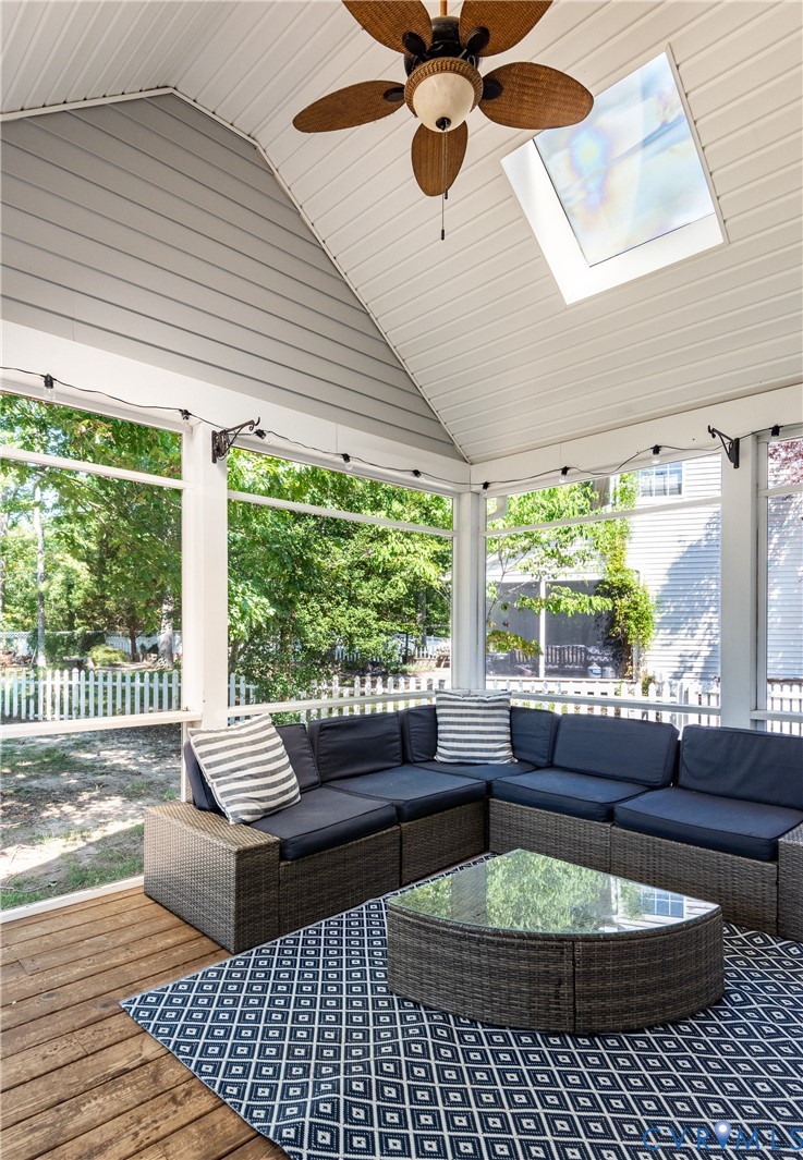 Screened porch
