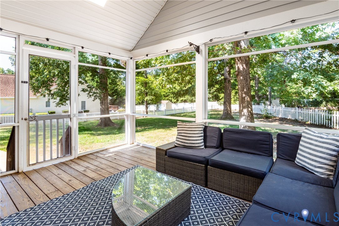 Screened porch