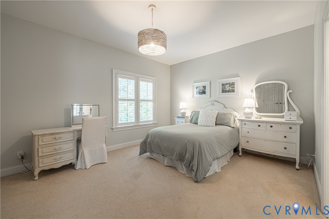 Rear bedroom, Window with plantation shutters