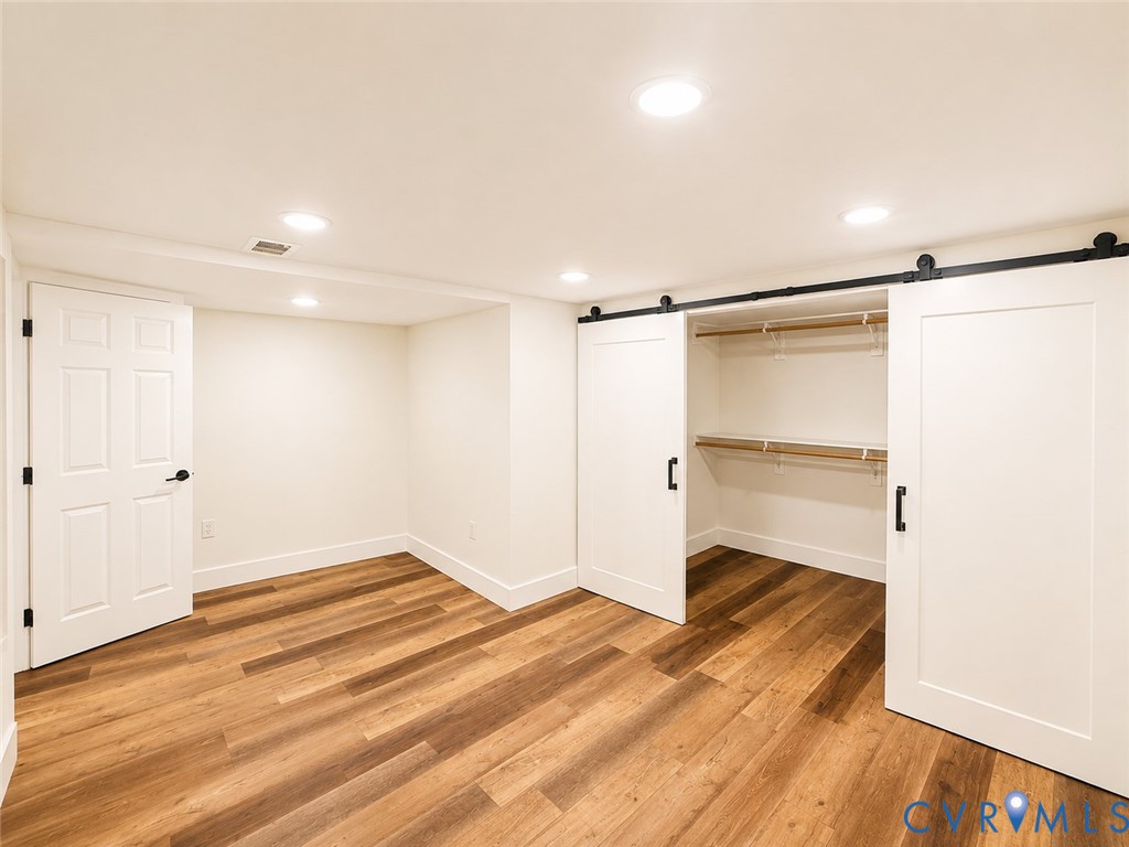 Full walk in closet, room can be used as a bedroom