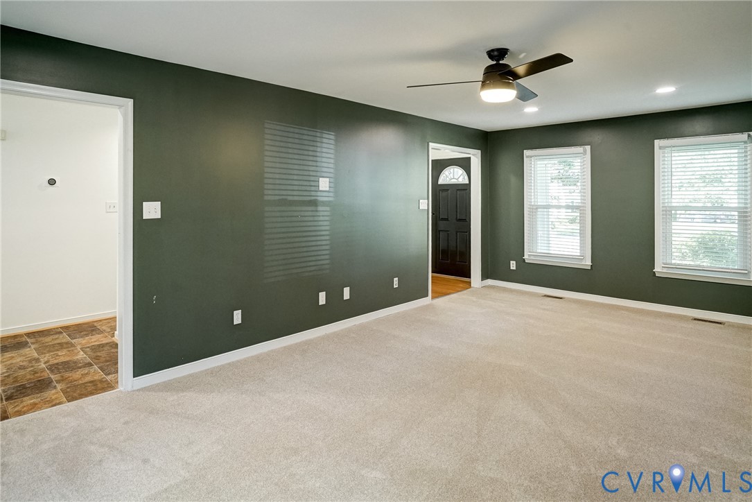 House has nice flow.  Access living room from foyer and kitchen
