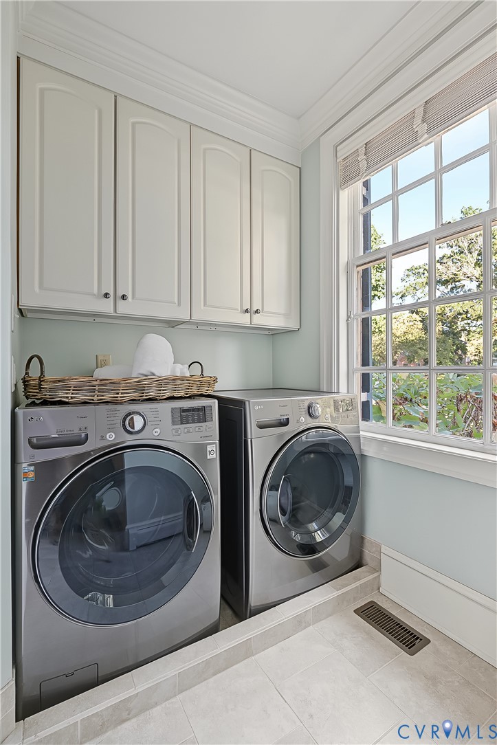 First floor laundry