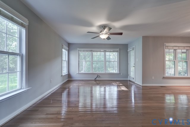 Sitting Room with abundant light/windows