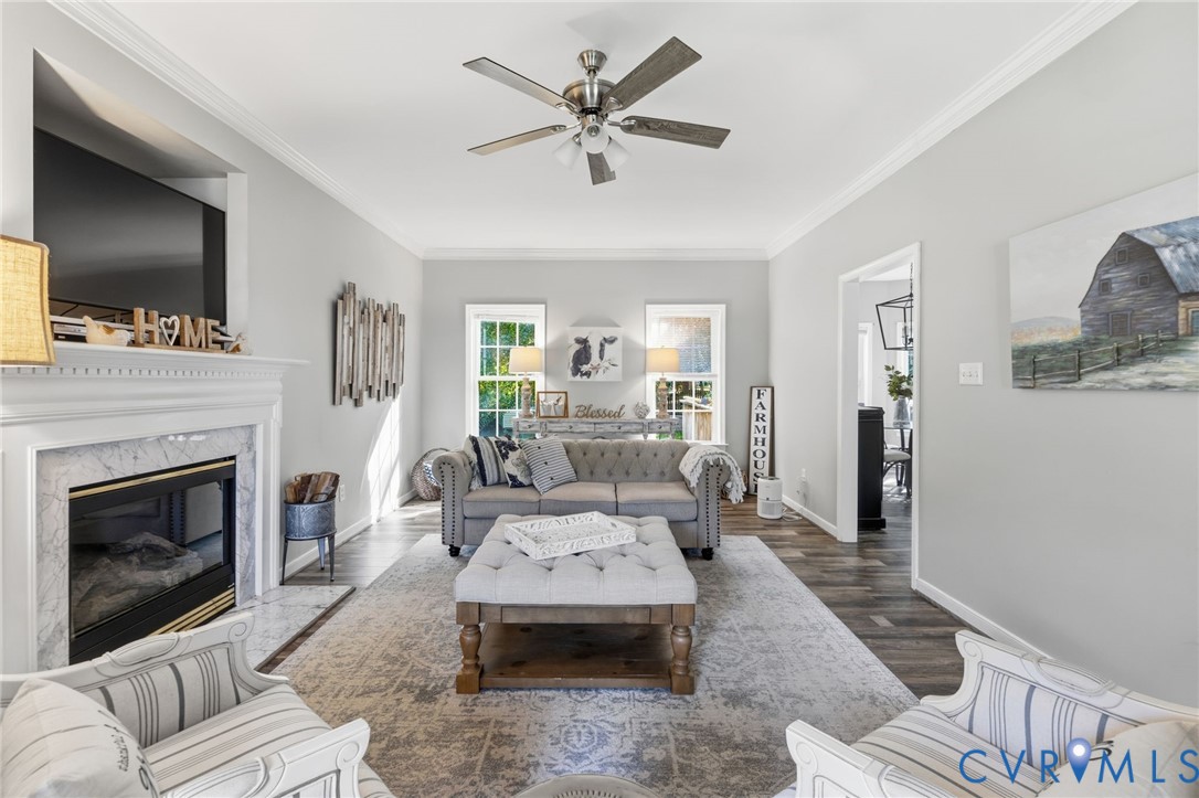 Vaulted Ceiling adds to fabulous space