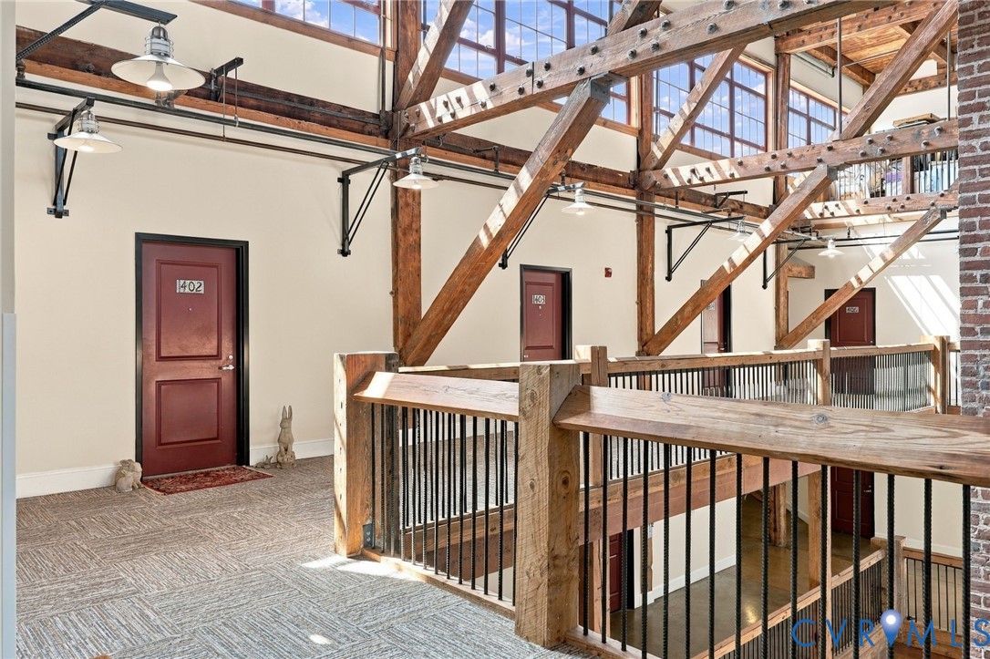 The light-flooded atrium is loft-living at its best.