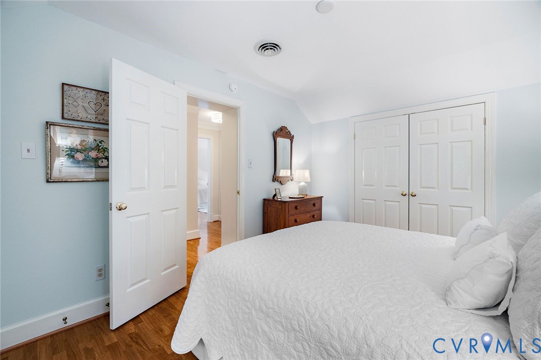 Bedroom #2 with double-door closet + 2 additional closets