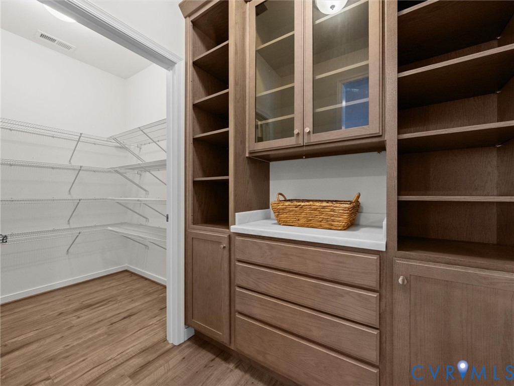 Custom butler's pantry.