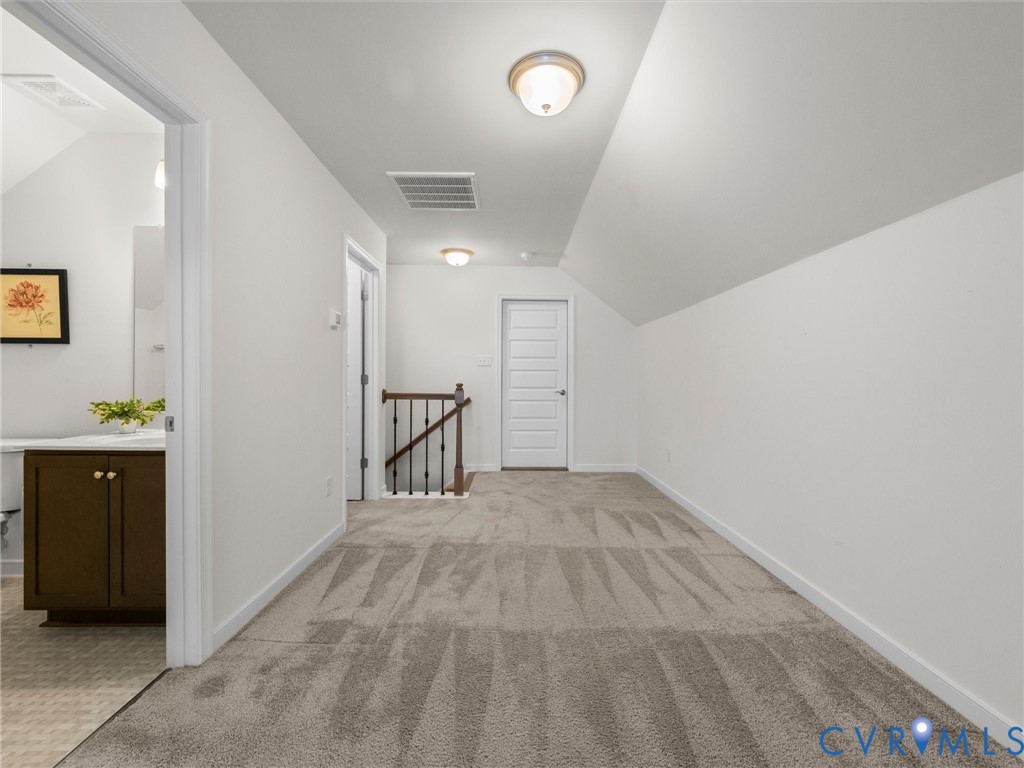 Bedroom suite or bonus room on second floor.