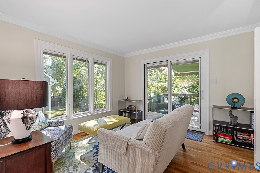 Sunny and bright - perfect for reading or TV watching