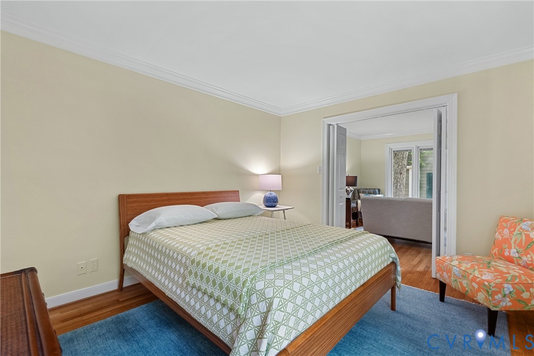 1st floor BR with large walk in closet and ensuite bath