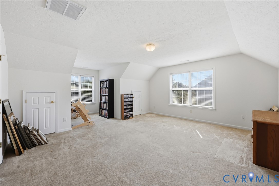 Oversized fourth bedroom with extra storage space