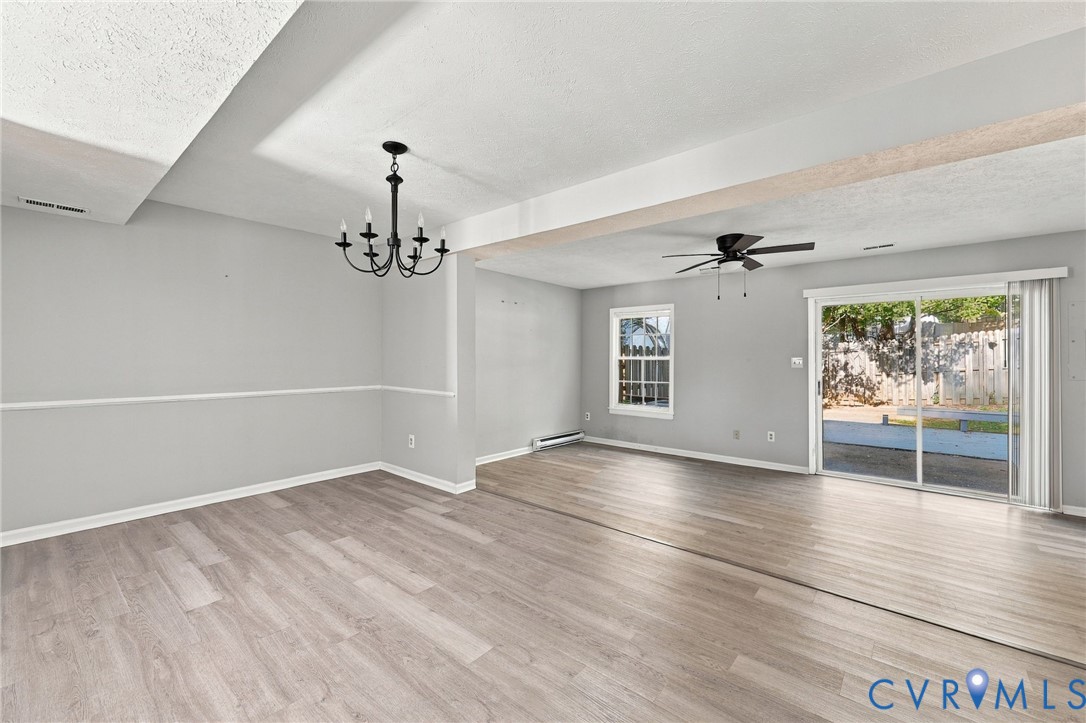 Open floor plan Open floor plan