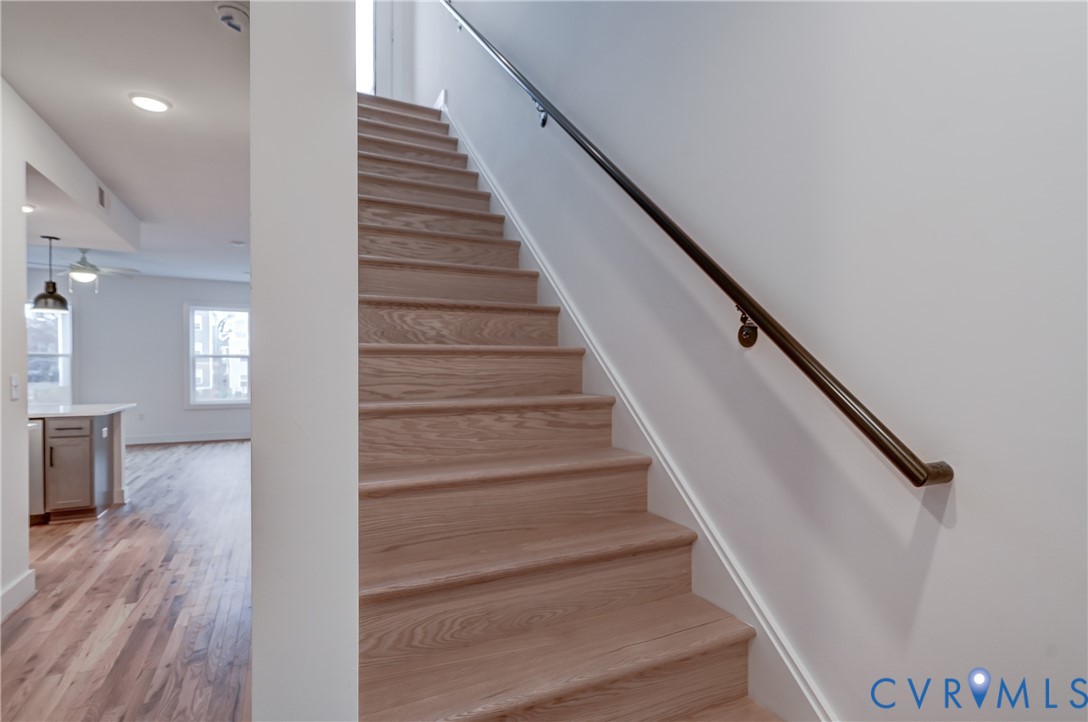 Stairs to 3rd floor
