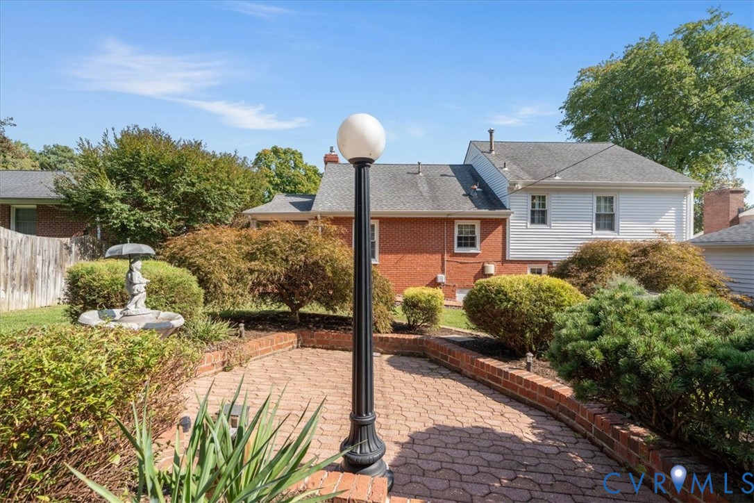A second patio perfect for entertaining