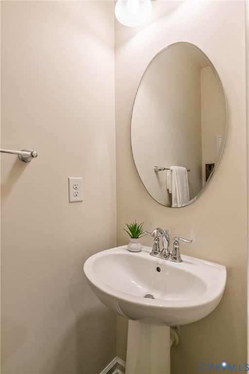downstairs half bath