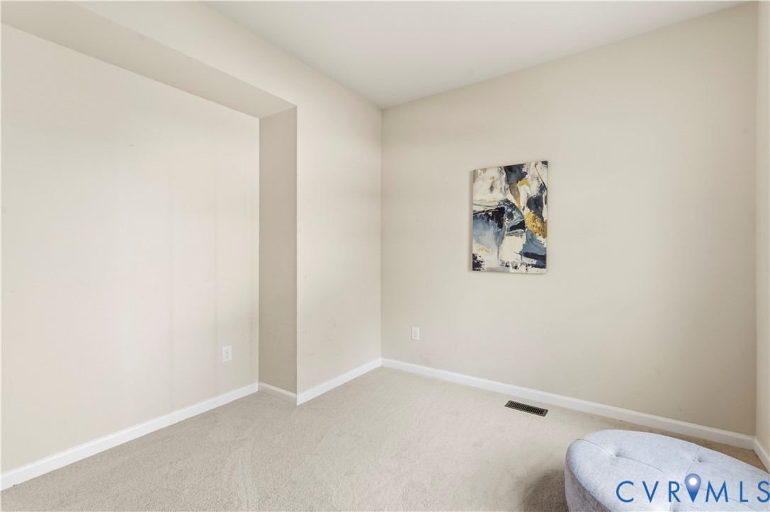 Private Office is "Tucked In" the Main Hub of the Home + Private