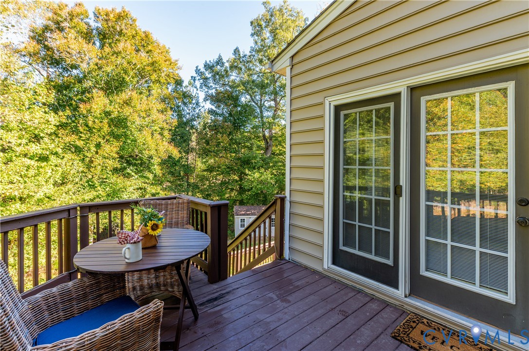 The 2nd Lever Upper Deck with All the Views!  Two Stairways to Lower Deck and Yard for Ultimate Enjoyment!