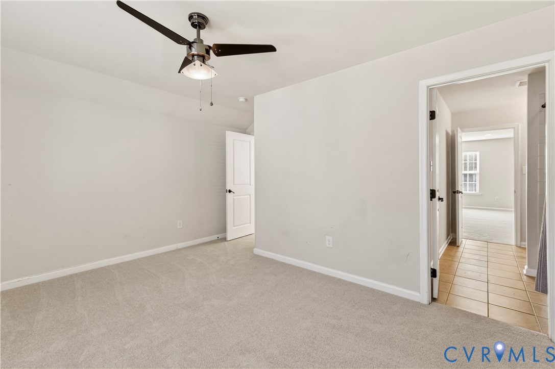 Third Level Bedroom with Pass-Through Full Bath